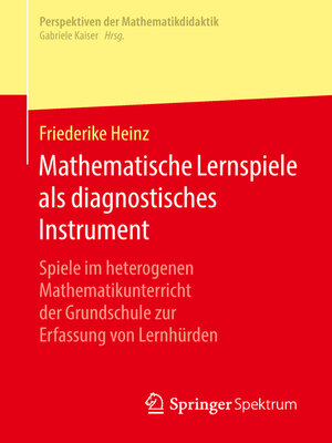 cover image of Mathematische Lernspiele als diagnostisches Instrument